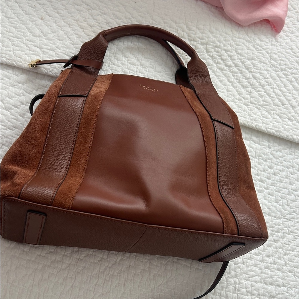 Radley London Chocolate Brown Leather Handbag - Picture 9 of 9